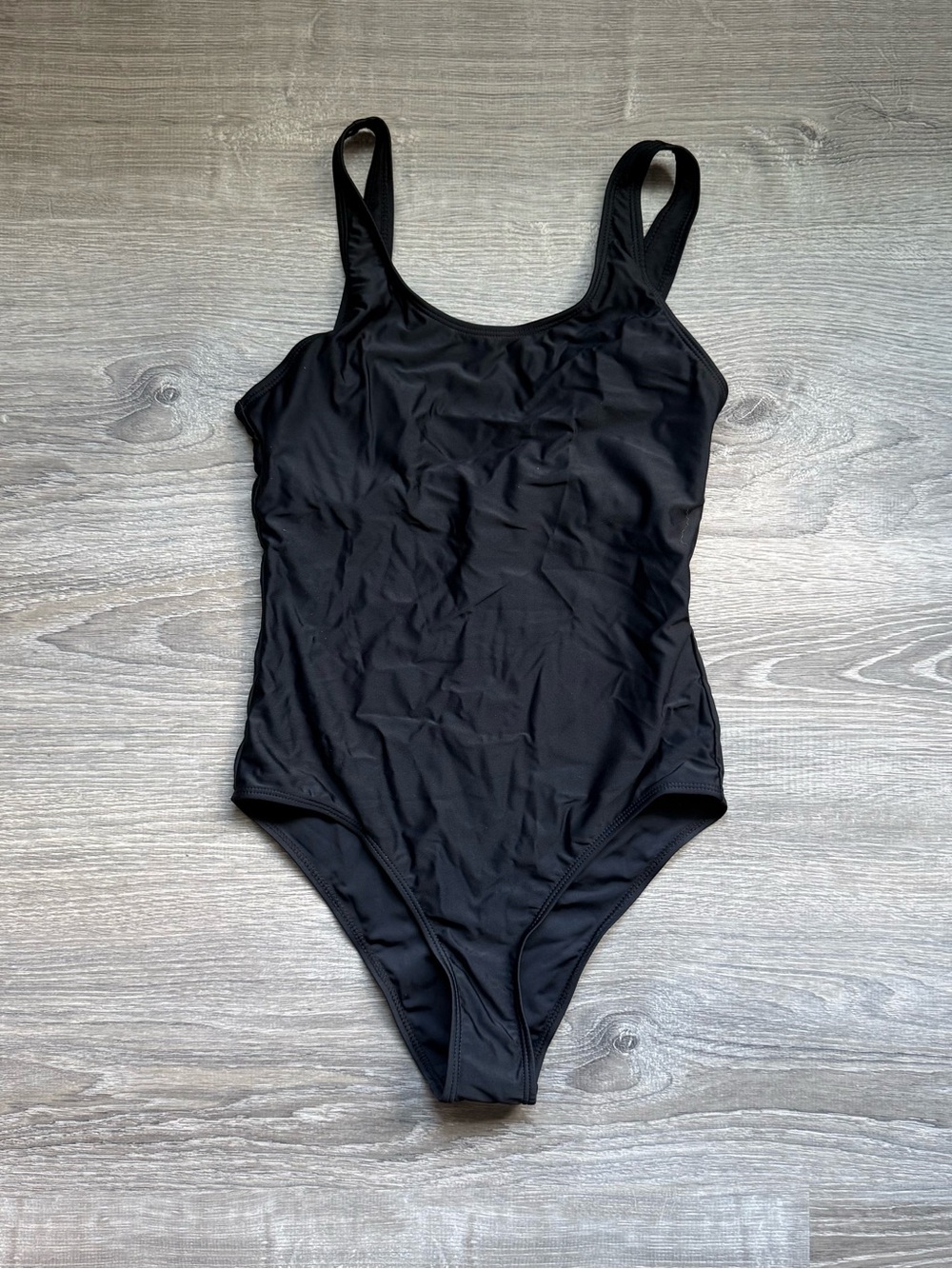 SHEIN Women’s Sz Small Classic One-Piece Swimsuit Black Padded NWOT